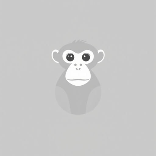 Gray Snub Nosed Monkey