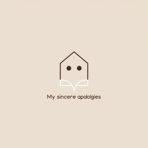 And My Sincere Apologies