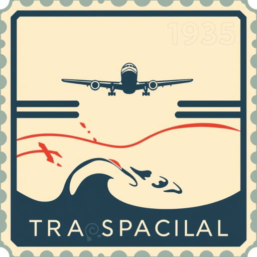 Transpacific Airmail 1935 Stamp