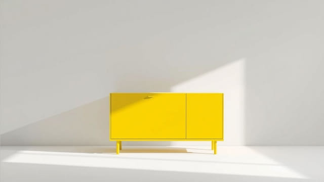 Usm Haller Credenza Yellow