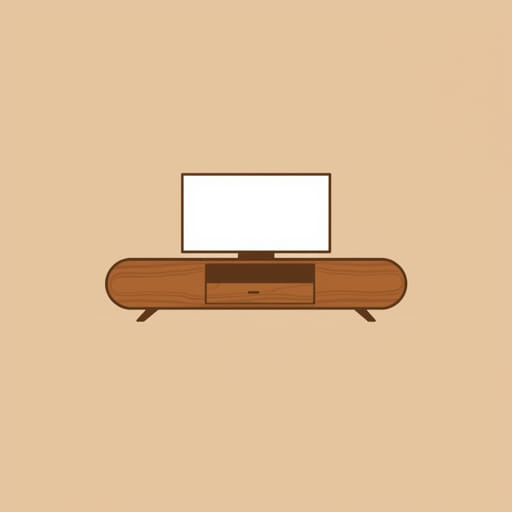 Wormy Chestnut Entertainment Unit