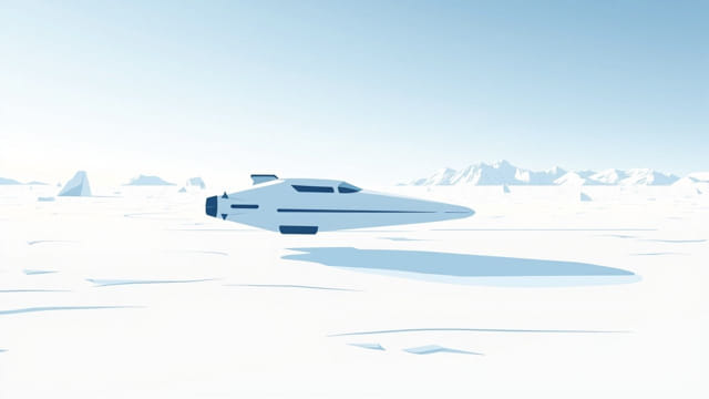 X Files Antarctica Spaceship