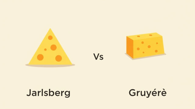 Jarlsberg Cheese vs Gruyere