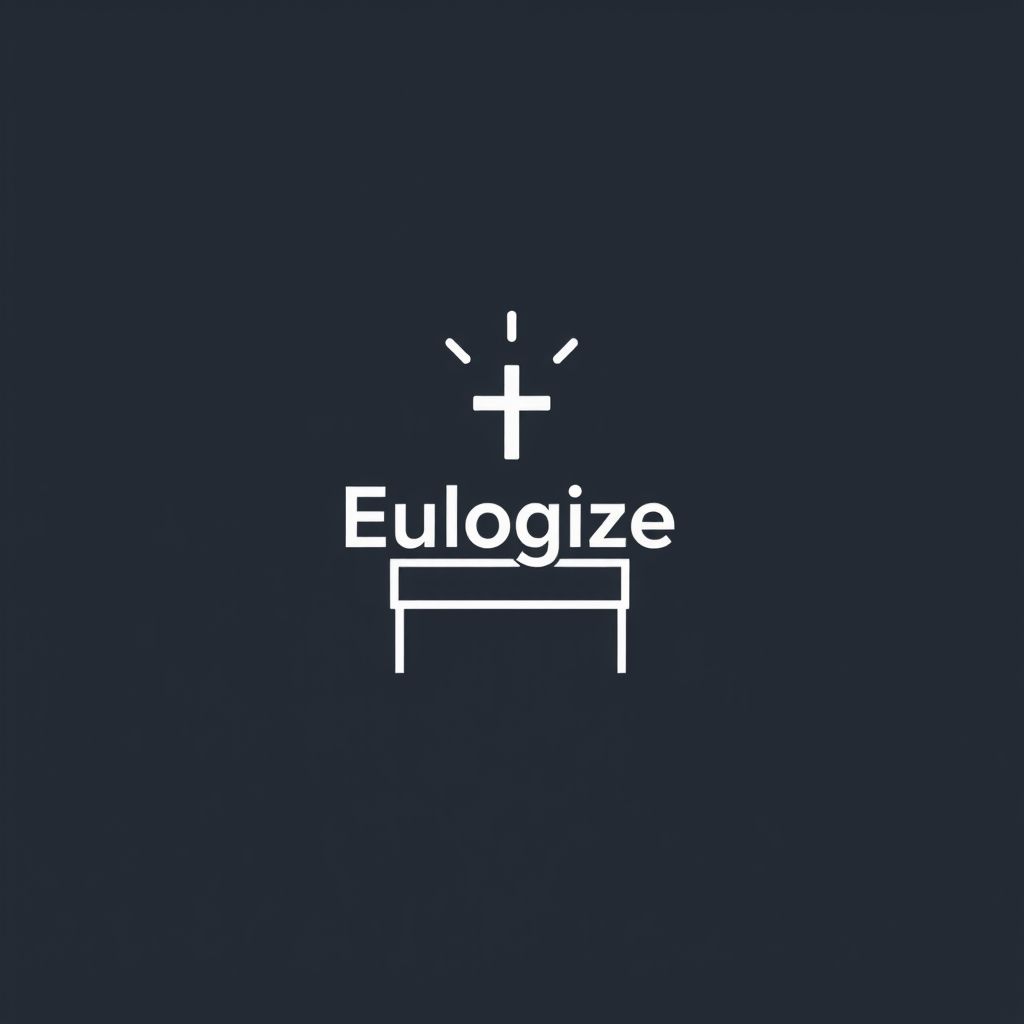 Make Sentence with Eulogize