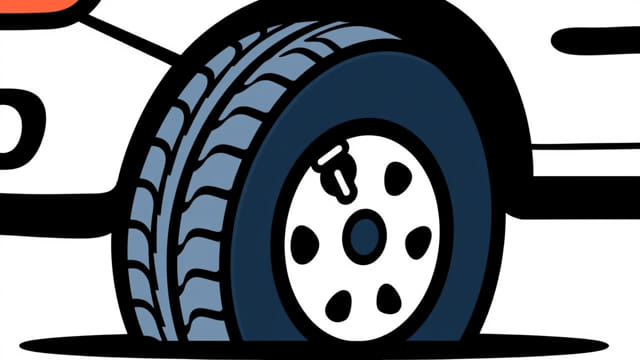 Nail in Tyre Nearside Rear