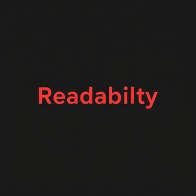 Red Text On Black Background Readability