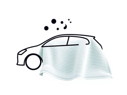 Softspun Microfiber Vehicle Washing Cloth