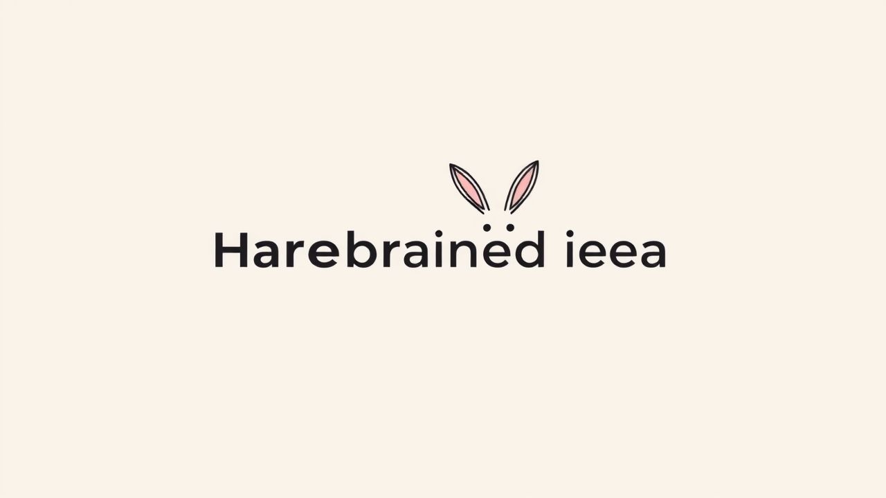 What is a Harebrained Idea