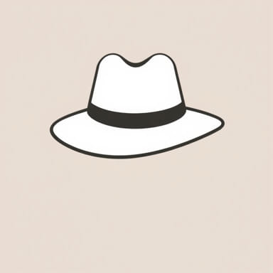 Wide Brimmed Quaker Style Hat
