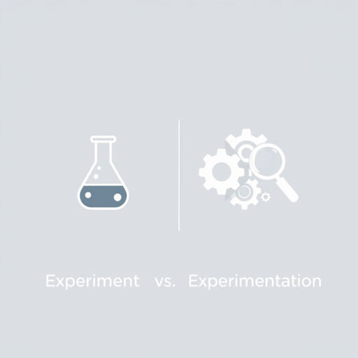 Difference Between Experiment And Experimentation