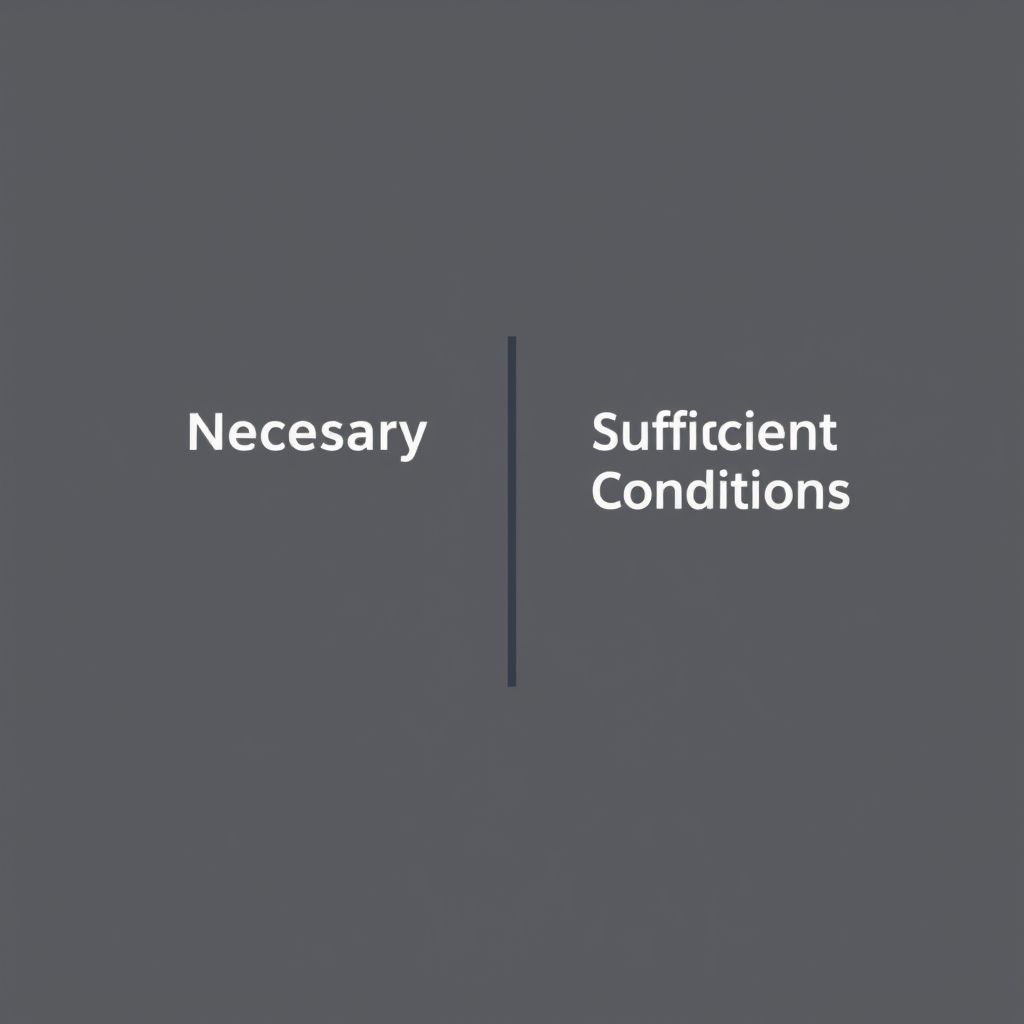 Difference Between Necessary And Sufficient Conditions