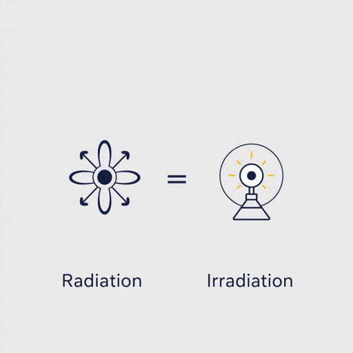 Difference Between Radiation And Irradiation