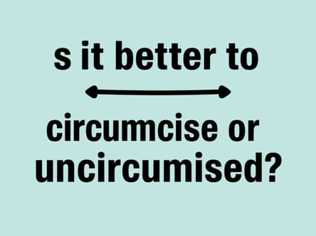 Is It Better To Circumcise Or Uncircumcised?