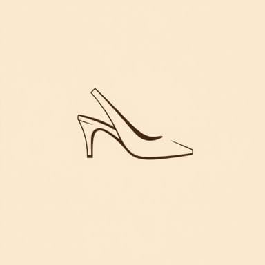 Nude Slingback Kitten Heels