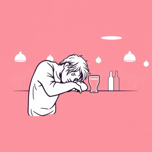 Others Lamentably Extremely Drunk In Pub