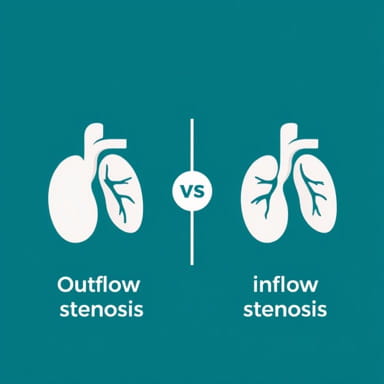 Outflow Stenosis Vs Inflow Stenosis