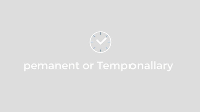 Rusticate Is Permanent Or Temporary