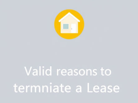 Valid Reasons To Terminate A Lease