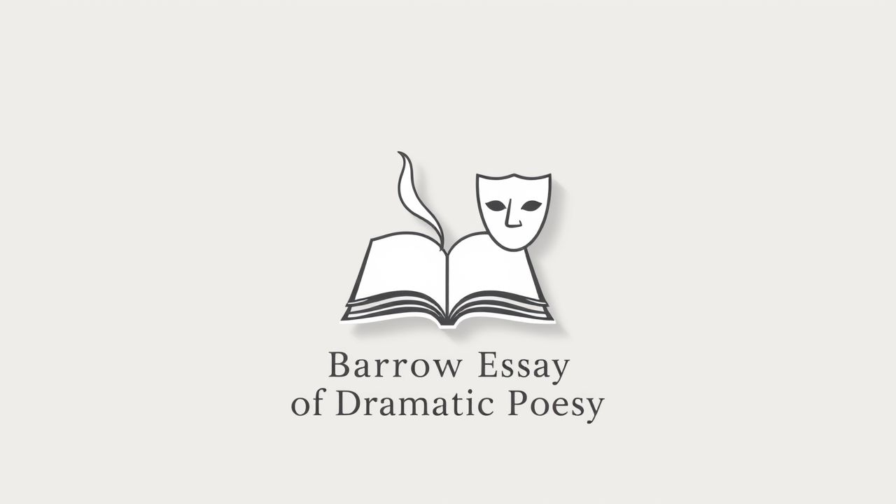 Barrow Essay Of Dramatic Poesy