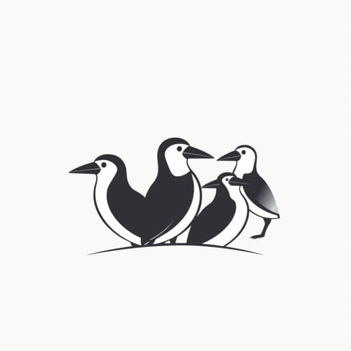 Birds Having Flattish Bills