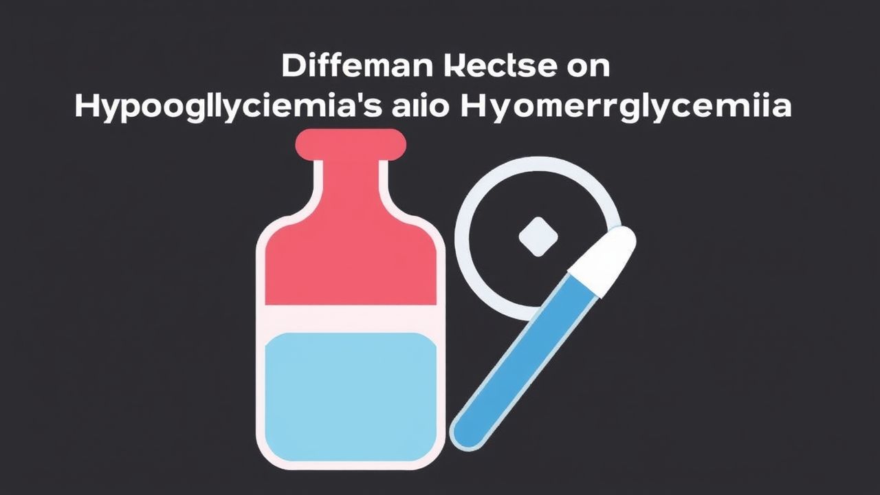 Difference Between Hypoglycemia And Hyperglycemia