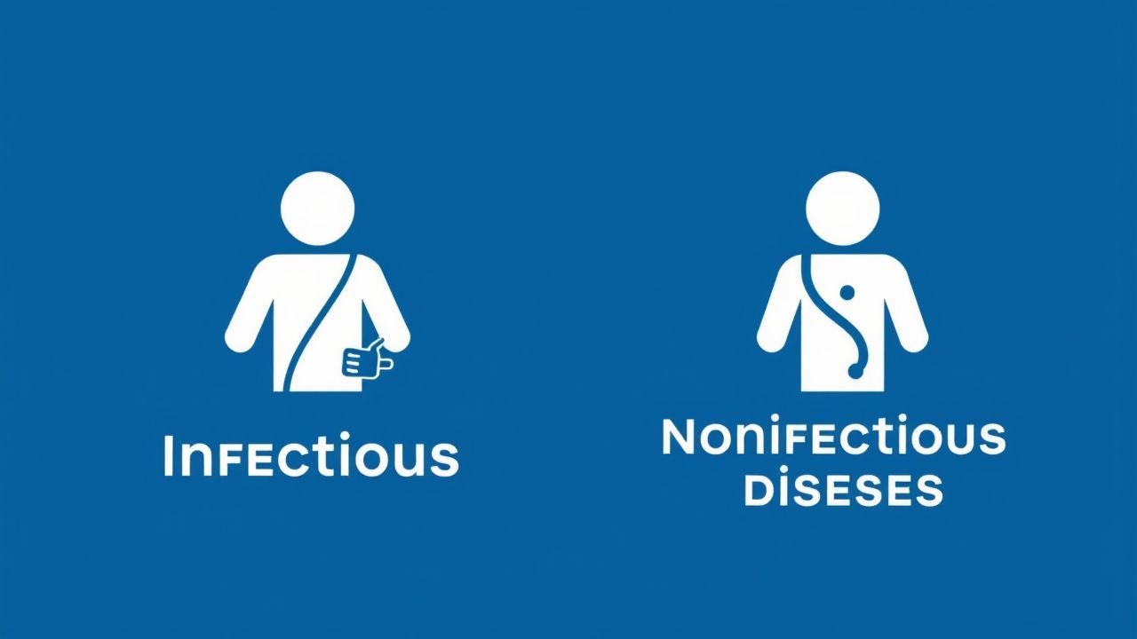 Difference Between Infectious And Noninfectious Diseases