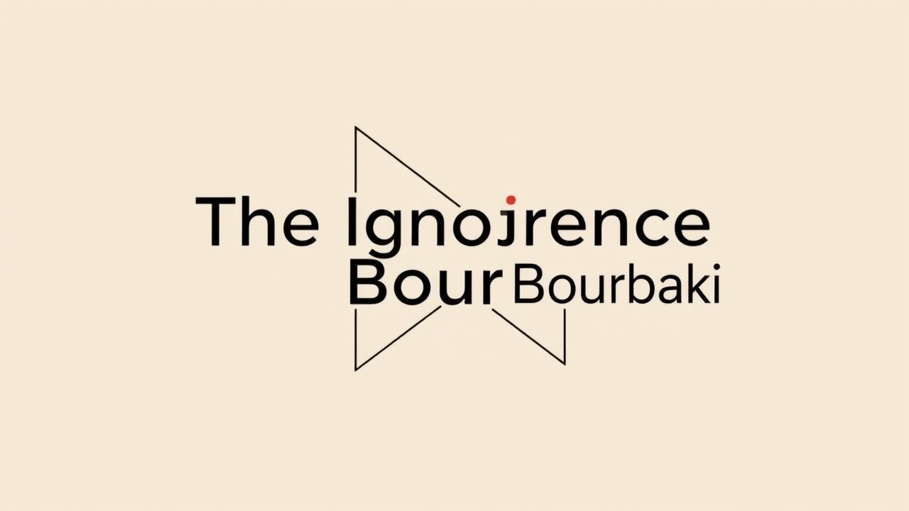 The Ignorance Of Bourbaki