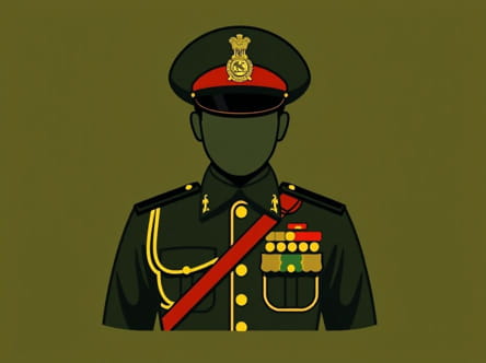 Uniform Of Lieutenant In Indian Army