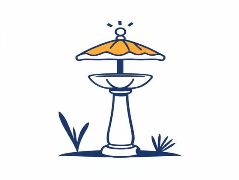 Aquanura Solar Birdbath Kit