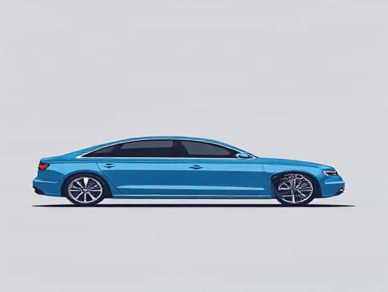 Audi A6 Firmament Blue