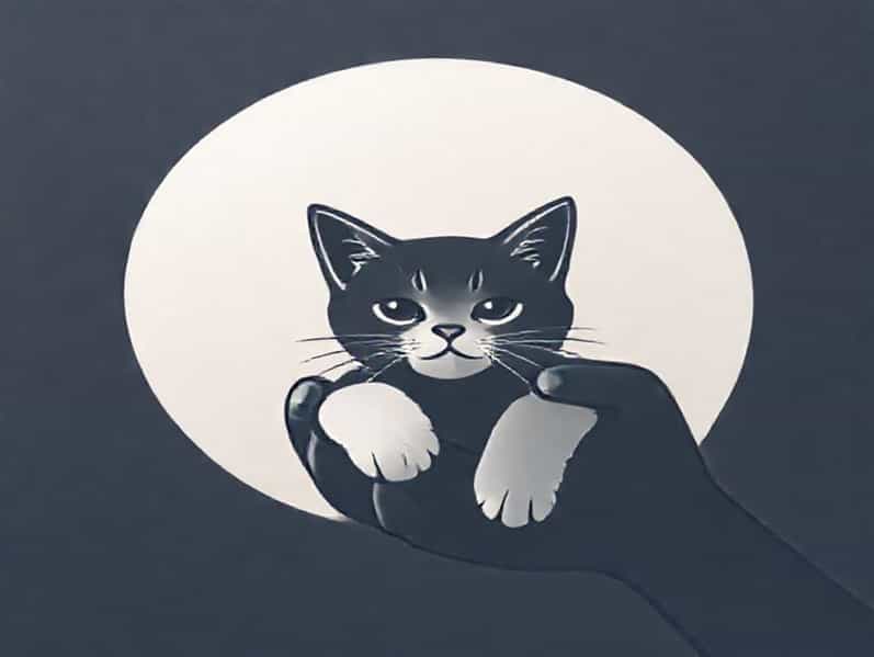 Cat Being Grabbed Meme