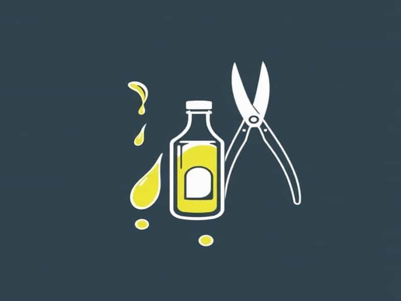 Cleaning Secateurs With Vinegar