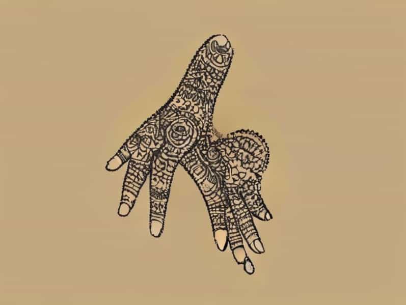 For Leg Mehndi Design