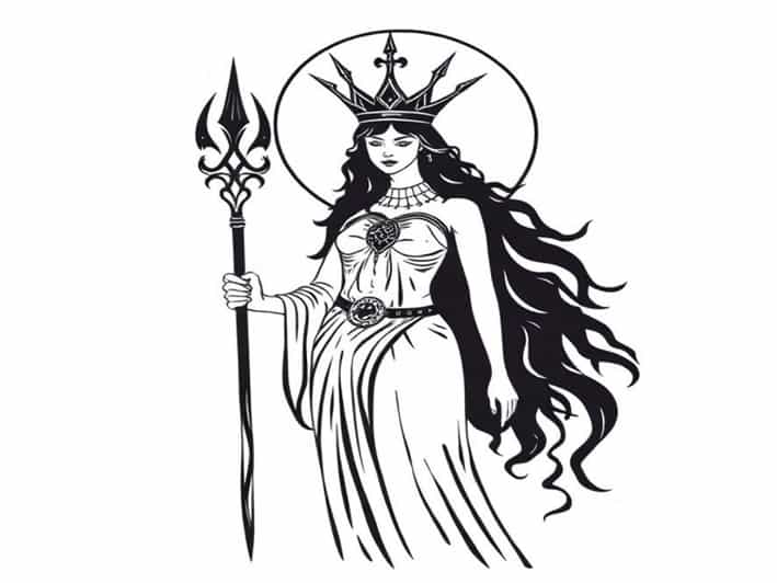 Queen Amazon Priestess Lover