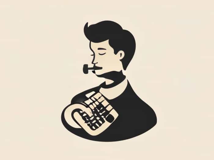 A Man With Harmonica