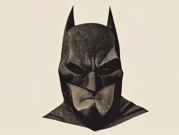 Batman Adversary Burlap Mask