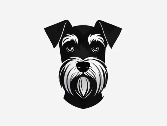 Black And Silver Schnauzer