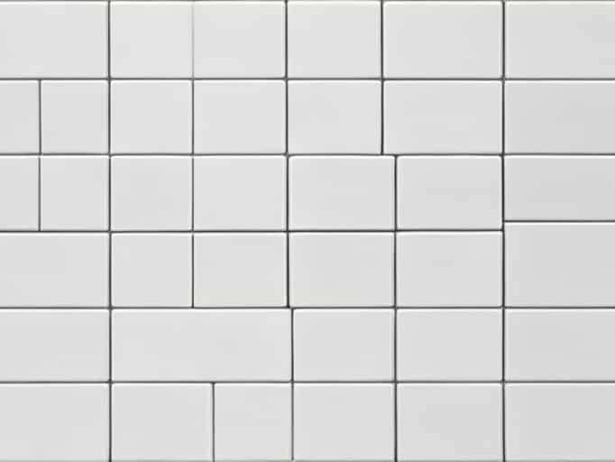 Grey Grout White Tiles