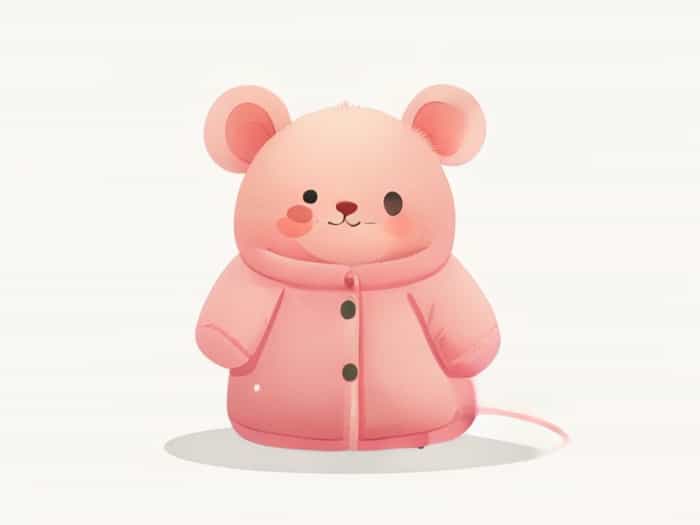 Jellycat Comfy Coat Mouse