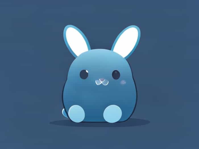 Jellycat Dusky Blue Bunny