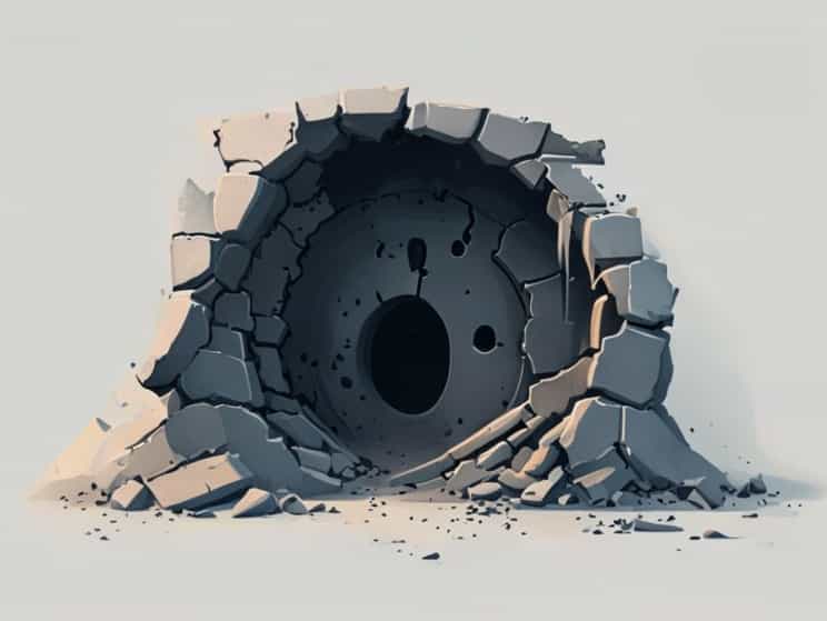 At 7pm A Main Hatchway Caved In