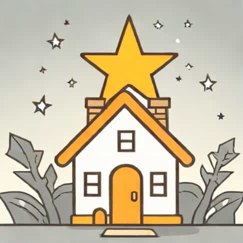 First Star In Shifty Boo Mansion