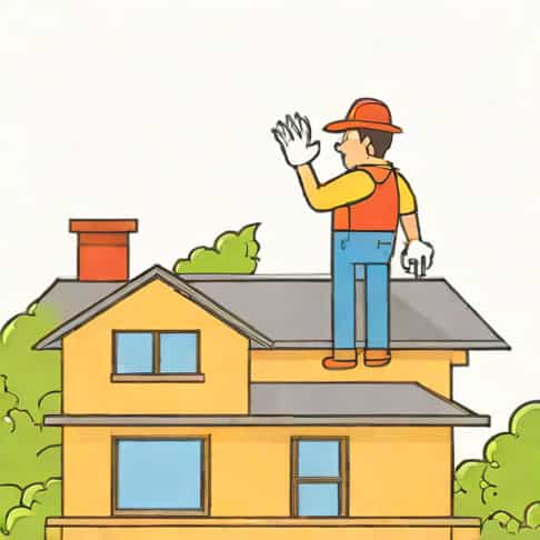 Hello Neighbor Up On My Housetop