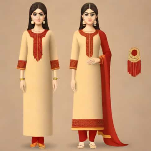 Kurta Set With Dupatta Under 500