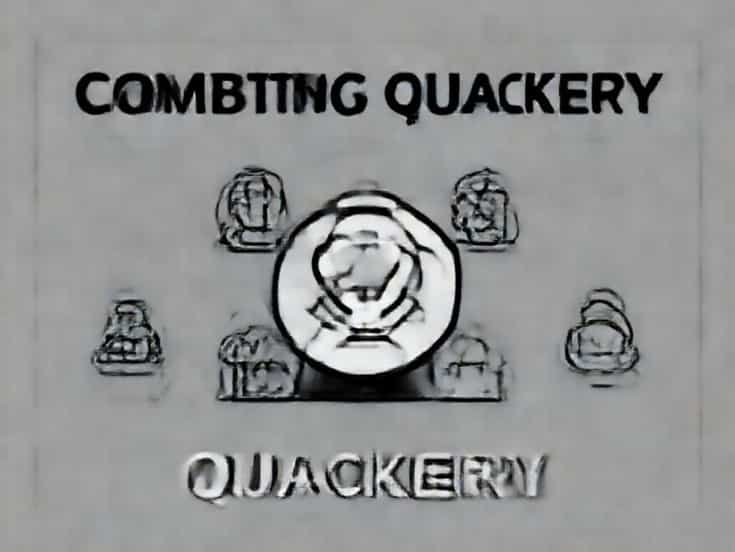 Poster About Combating Quackery