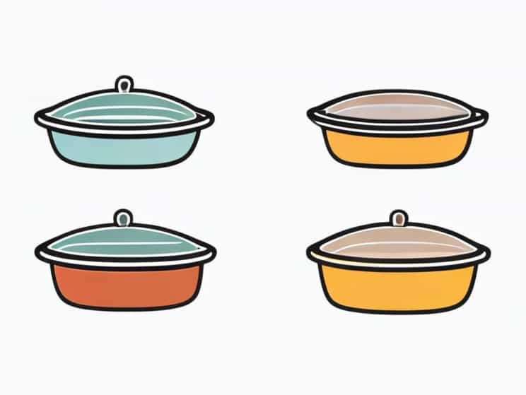 Set Of 3 Pyrex Dishes With Lids