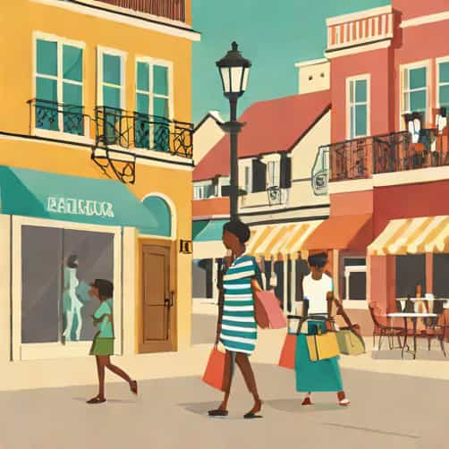 Shopping In Bridgetown Barbados
