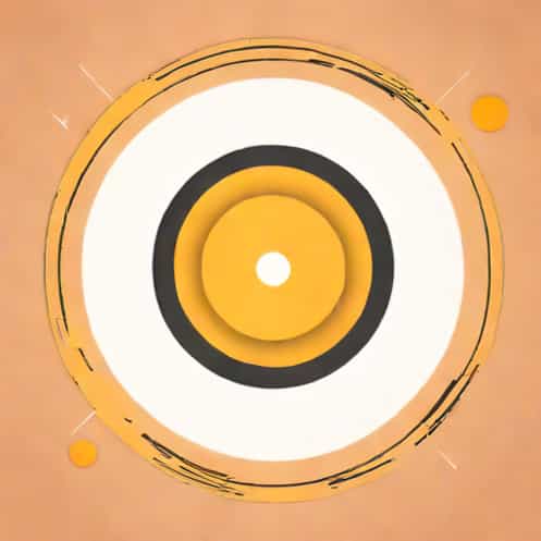 Gaily Moving Round Object With Briskness