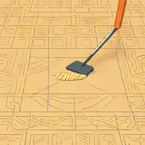 Joram Noticed That When He Mopped The Floor