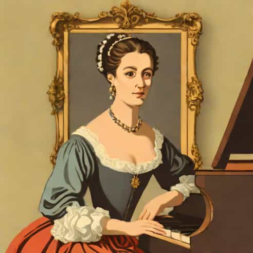 Lavinia Fontana Self Portrait At The Spinet